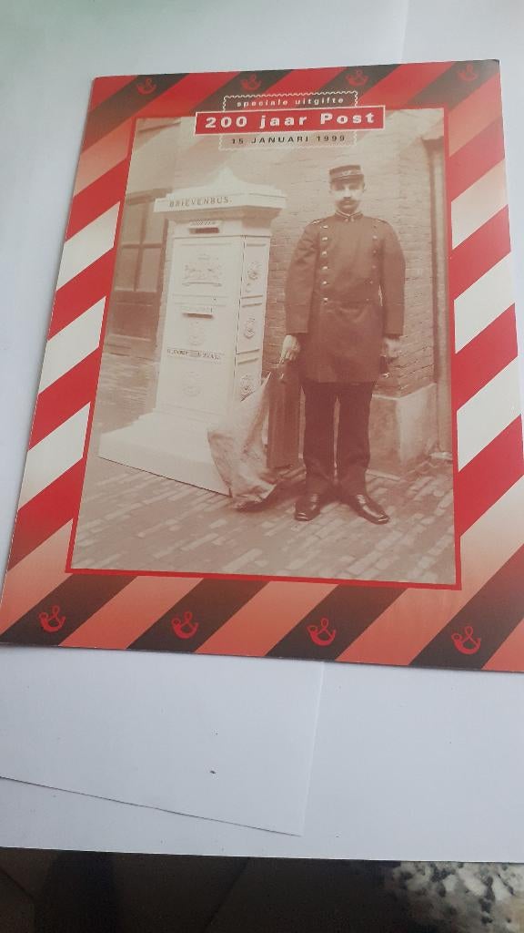 200 jaar post Ptt postzegel mapje, Postzegels en Munten, Postzegels | Nederland, Ophalen of Verzenden, Na 1940, Postfris