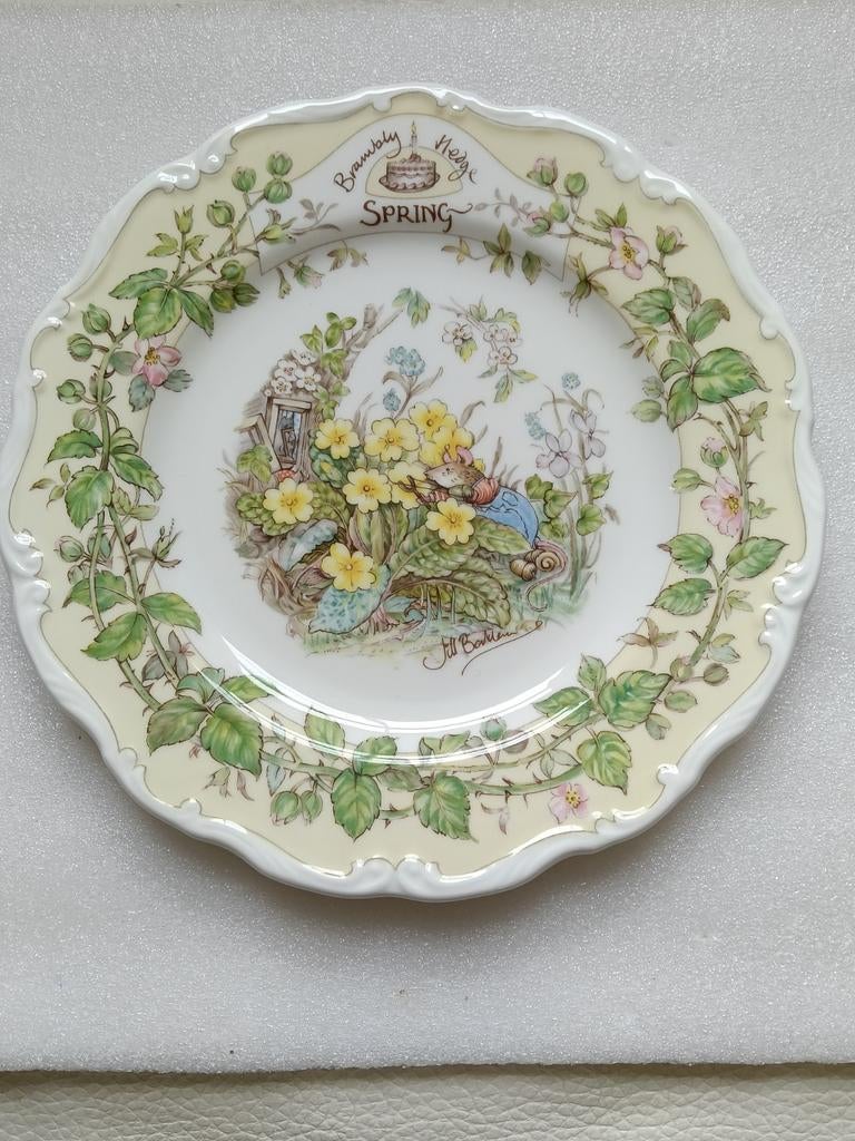 Brambly Hedge Royal Doulton Spring ontbijtbordje, Antiek en Kunst, Ophalen of Verzenden