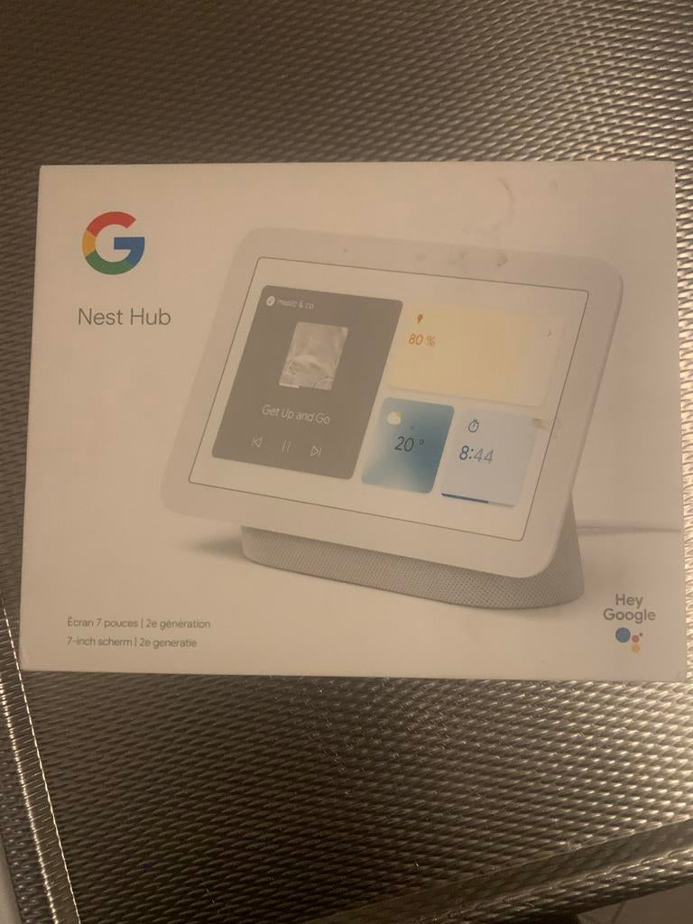 Google Nest Hub 2e generatie - Nieuw in doos, Ophalen of Verzenden, Nieuw