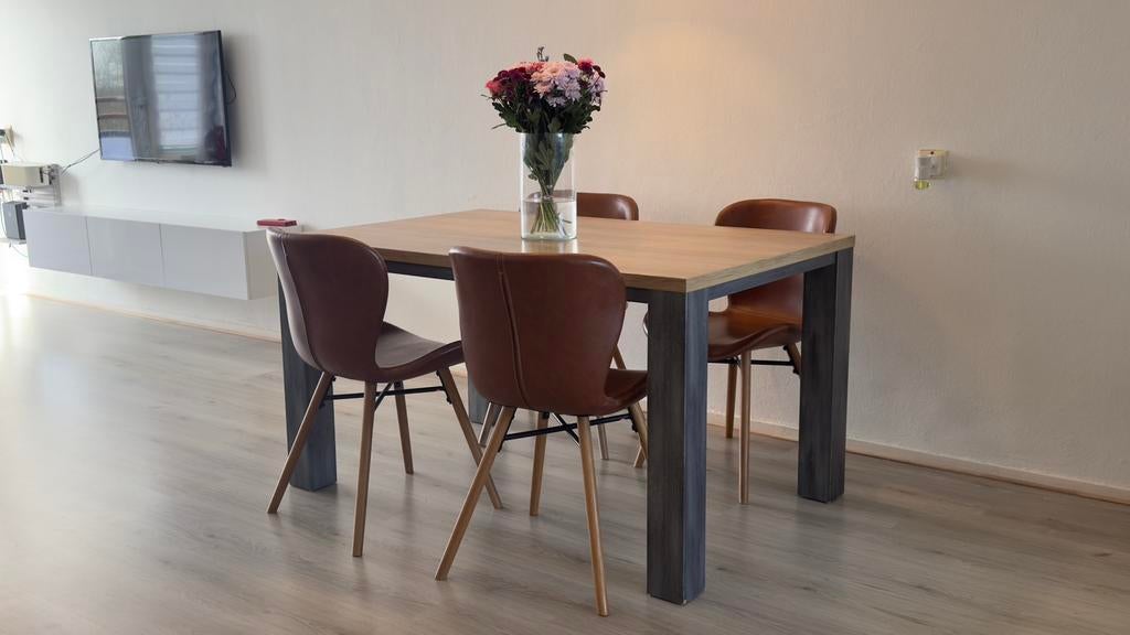 Eetkamer tafel - moet weg, Huis en Inrichting, Tafels | Eettafels, Ophalen, Gebruikt, 100 tot 150 cm, 50 tot 100 cm