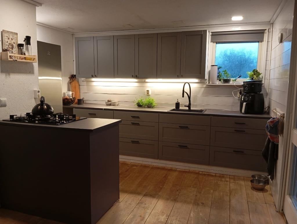 Keuken 3.20m ZGAN, Ophalen, Zo goed als nieuw, Wit, Overige typen