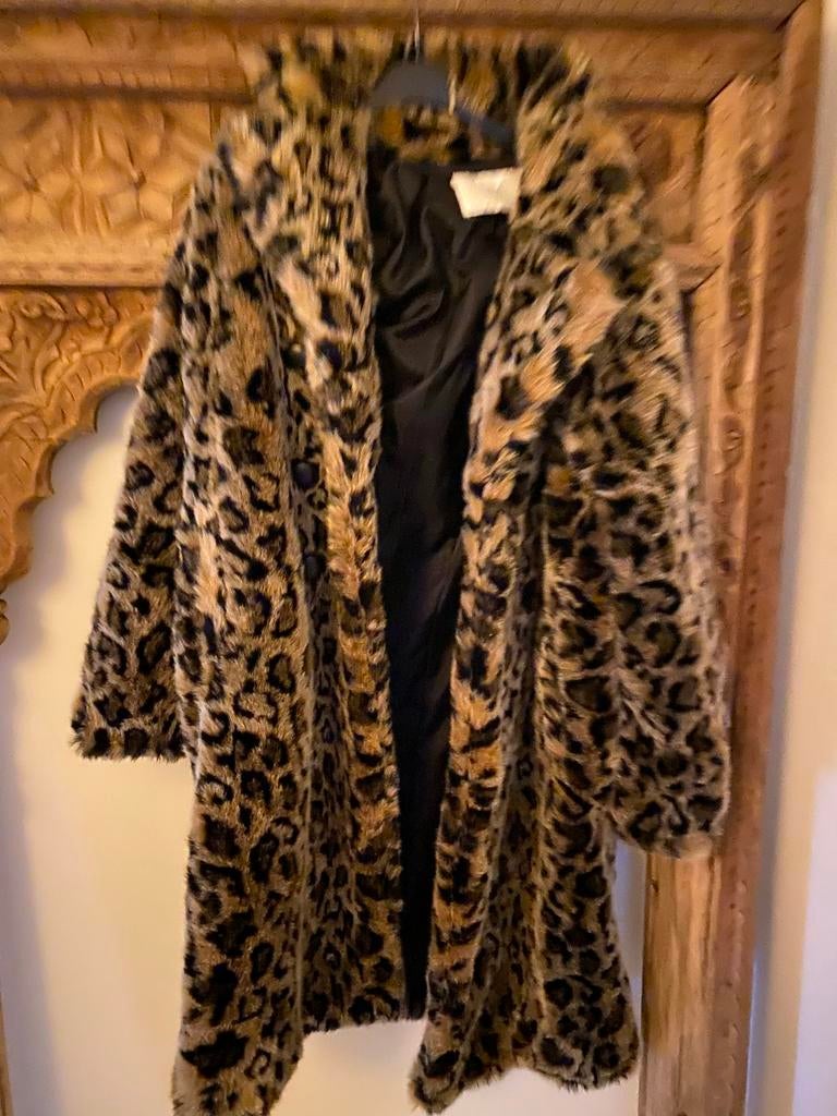 Mooie panter jas, zo goed als nieuw, Ophalen of Verzenden, Zo goed als nieuw, Maat 38/40 (M), Overige kleuren