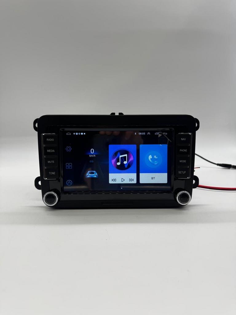 7 inch Android Autoradio Navigatie VW Seat Skoda Multimedia, Ophalen of Verzenden, Zo goed als nieuw