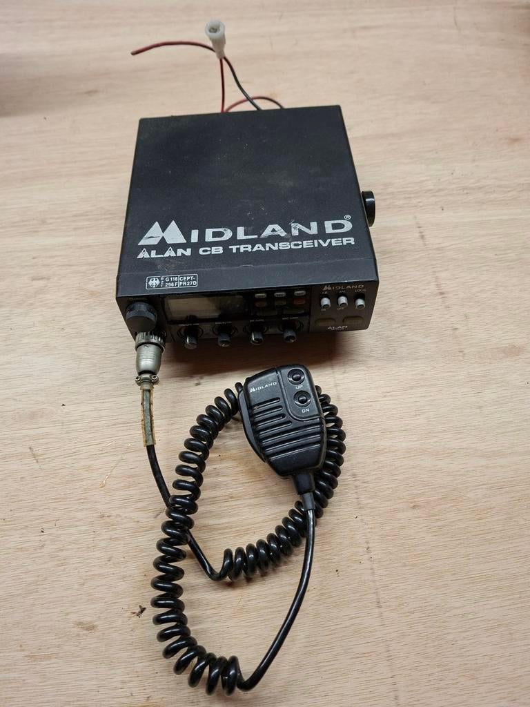 Midland Alan CB Transceiver 48 Plus - Gebruikt, Ophalen of Verzenden, Gebruikt, 15 km of meer, Portofoon of Walkie-talkie