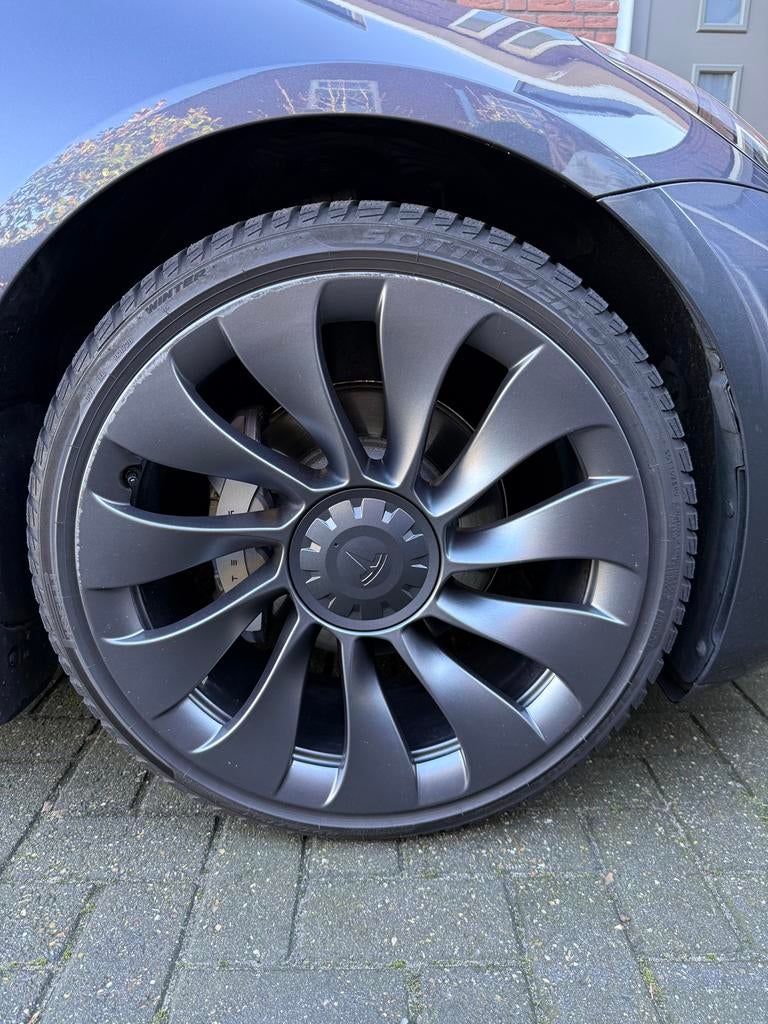 Tesla Uberturbine Velgen 20 inch, Gebruikt, Velg(en), 235 mm, Personenwagen