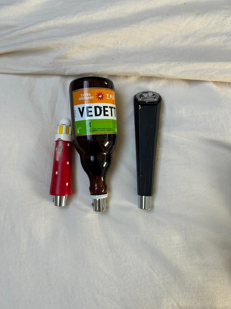 Verschillende taphendels, Verzamelen, Biermerken, Ophalen of Verzenden, Gebruikt, Overige typen, Overige merken