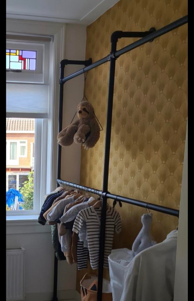 Steigerbuis kledingrek, zware kwaliteit!, Ophalen