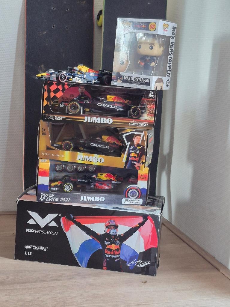 Max verstappen race auto's, Ophalen, Nieuw, Auto, MiniChamps