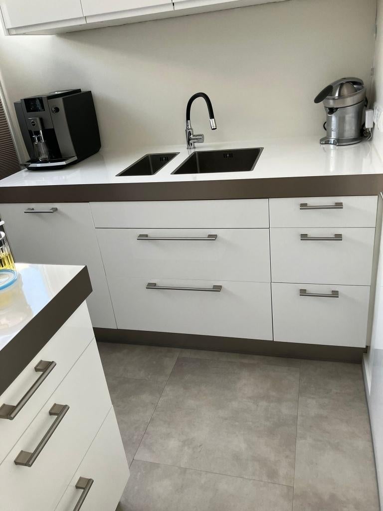 Keuken IKEA, Ophalen, Gebruikt, Wit, Met kookeiland