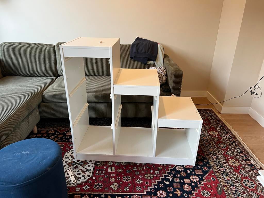 Trofast kast, Ophalen, Gebruikt