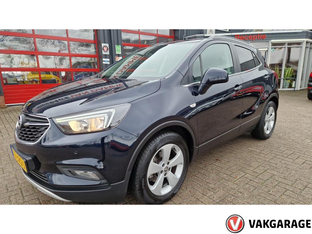 Opel Mokka X trekhaak 1.4 Turbo Innovation (bj 2018), Euro 6, Blauw, Origineel Nederlands, Handgeschakeld