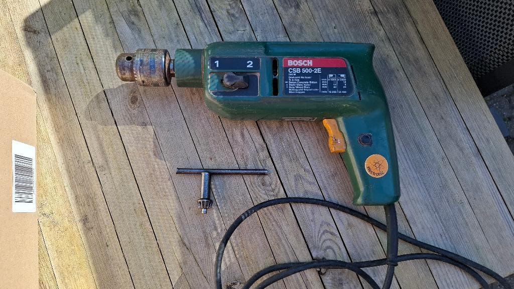 Bosch klopboormachine CSB 500-2E, Boormachine, Gebruikt, Ophalen of Verzenden, Variabele snelheid