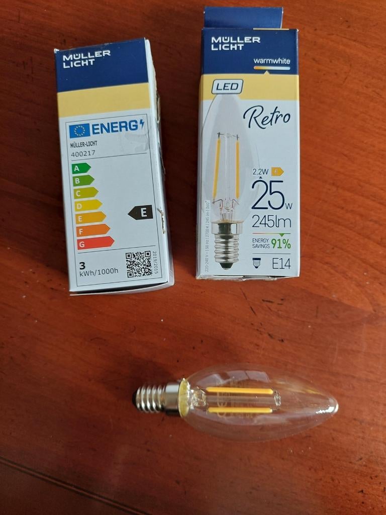 16 kaarsjes LED 25 W - 2,2 LED NIEUW ~~ 16 voor 20 euro, Huis en Inrichting, Ophalen, Led-lamp, Minder dan 30 watt, Nieuw
