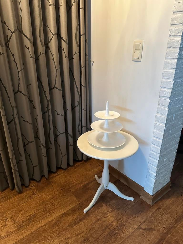 Etagere Koziol Babell wit diameter 31 cm hoogte 34 cm, Ophalen of Verzenden, Zo goed als nieuw