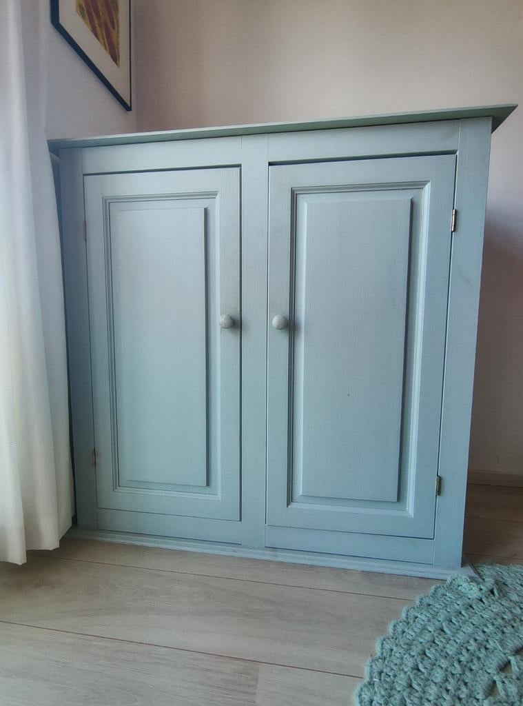 Prachtige turquoise kast - Zo goed als nieuw, Ophalen, Zo goed als nieuw