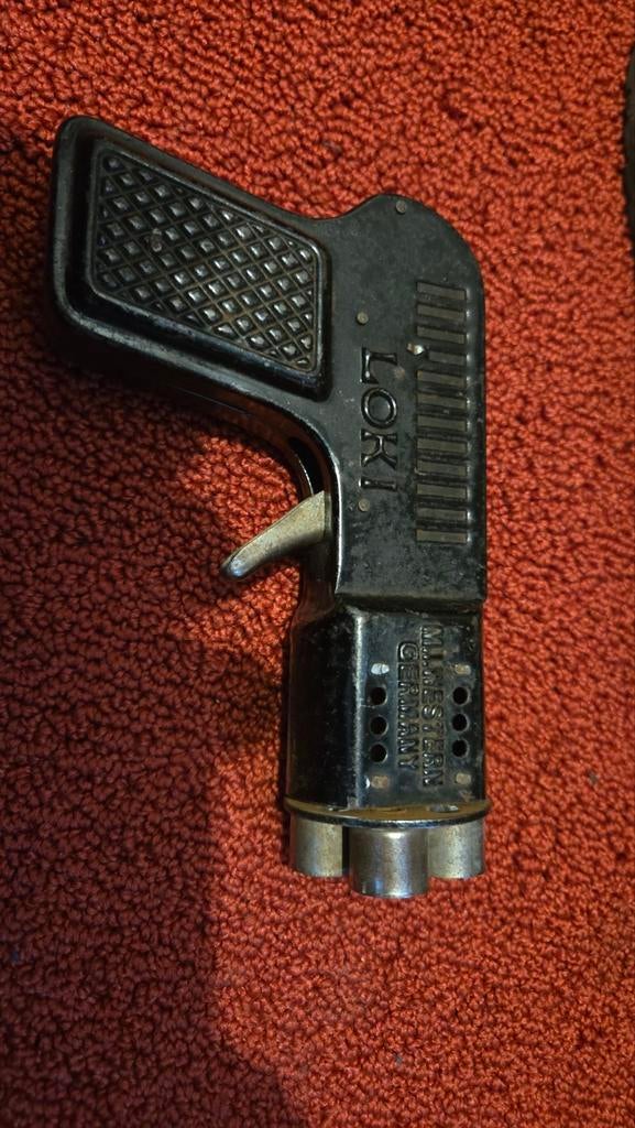 Kinderpistool loki d.b.p.a vierloops knalkurkpistool, Verzamelen, Militaria | Algemeen, Landmacht, Overige typen, Ophalen of Verzenden