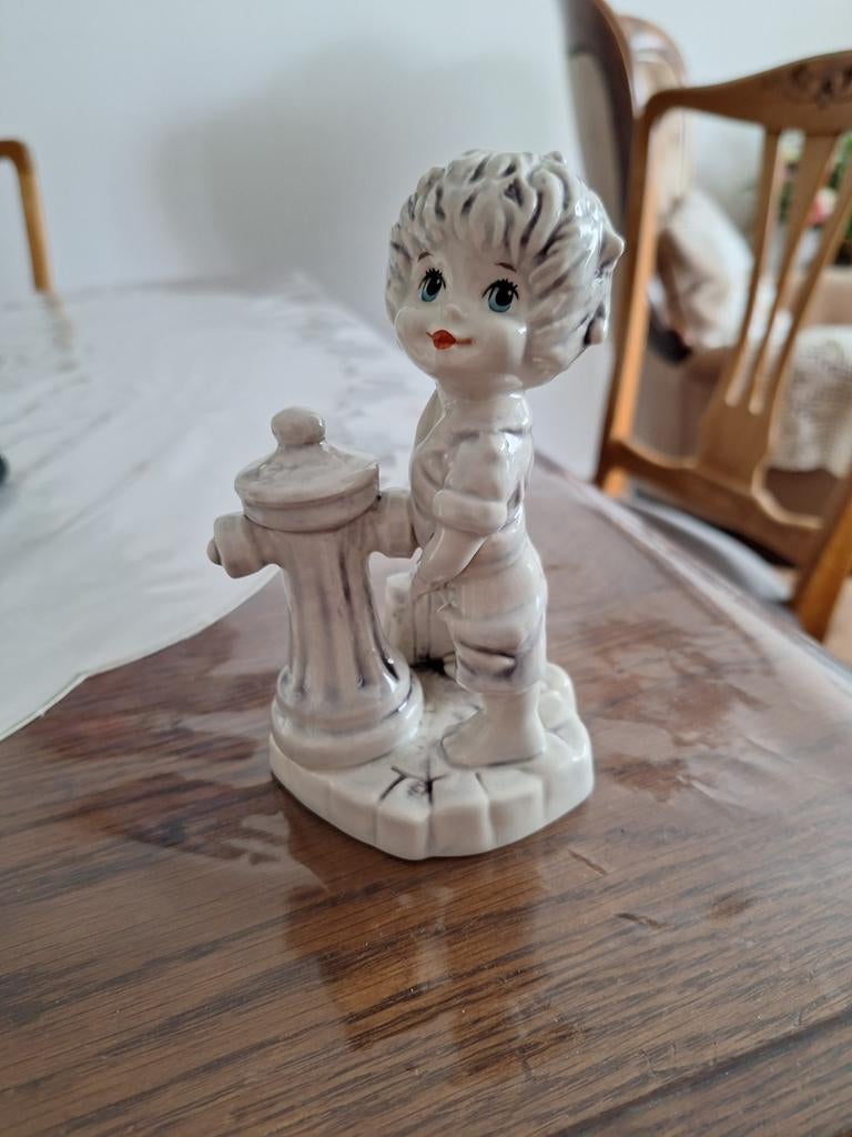 Oude Antieke Porseleinen Goebel Meisje. 1977., Antiek en Kunst, Ophalen of Verzenden