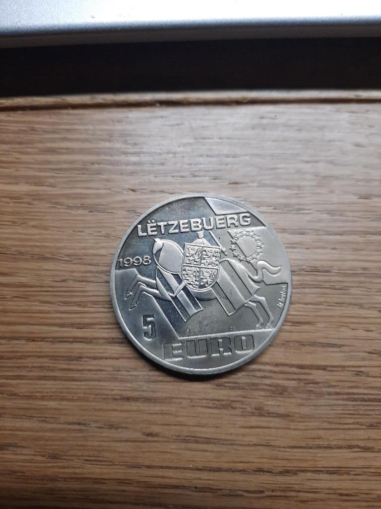 Munt 5 Euro Letzebuerg 1998, Ophalen of Verzenden, Overige landen