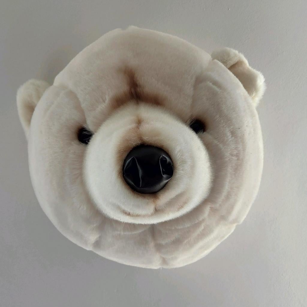 Wild & Stoft ijsbeer wanddecoratie - ijsbeer, Ophalen of Verzenden, Zo goed als nieuw, Beer