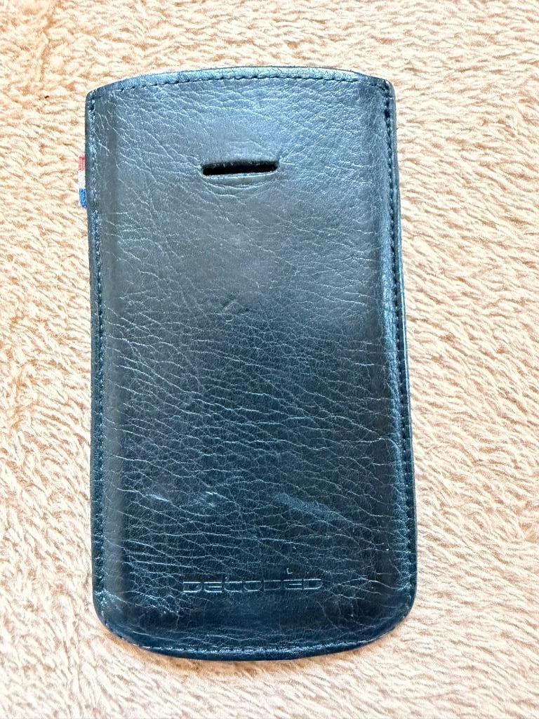 Decoded leren telefoonhoes/ sleeve zwart, Ophalen of Verzenden, Nieuw, Hoesje of Tasje