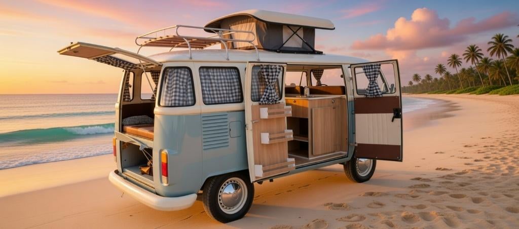 Liefde op Wielen: Droomreis in Deze Prachtige T2 Combi /1979, Caravans en Kamperen, Campers, Buscamper of Camperbus, Volkswagen