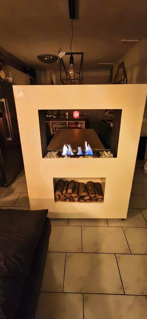 Mooie sfeerhaard te koop., Ophalen, Zo goed als nieuw, Vrijstaande haard, Overige soorten