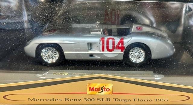 Coelianmodels, Maisto, Mercedes Benz 300 SLR, 1/18, € 39,99, Hobby en Vrije tijd, Modelauto's | 1:18, Ophalen of Verzenden, Nieuw