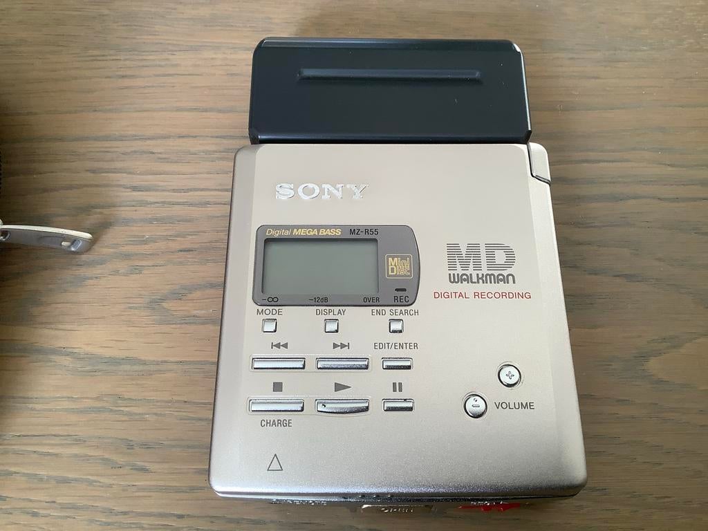Sony MZ-R55 MiniDisc Walkman Digital Recording, Ophalen of Verzenden, Minidisc-recorder