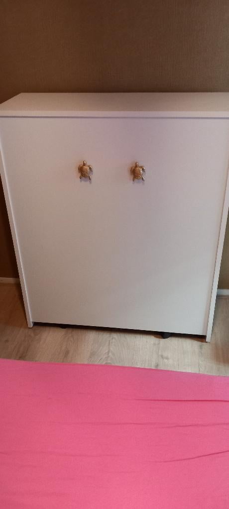 Opklapbed, Ophalen, Gebruikt, Eenpersoons, Wit