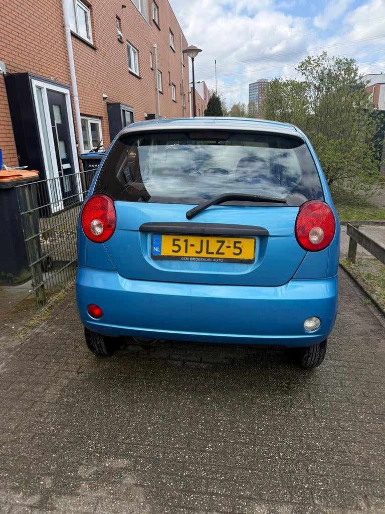 Chevrolet Matiz 2009 blauw, Auto's, Chevrolet, Particulier, Matiz, Benzine, Hatchback, Handgeschakeld, Blauw, Grijs, Stof, Voorwielaandrijving