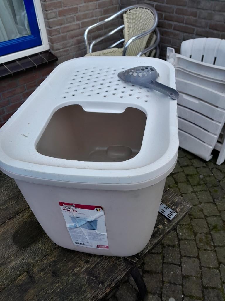 Savic kattenbak hop in giant, Dieren en Toebehoren, Ophalen, Gebruikt, Gesloten