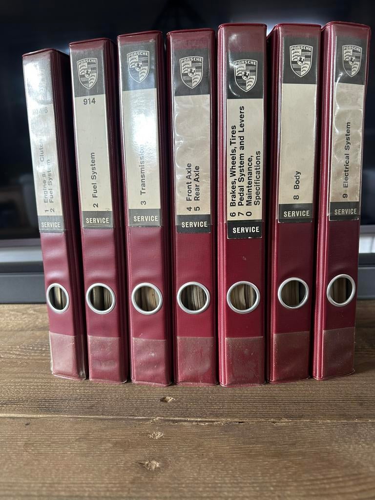 Originele werkplaats handboeken Porsche 914 914-6, Ophalen