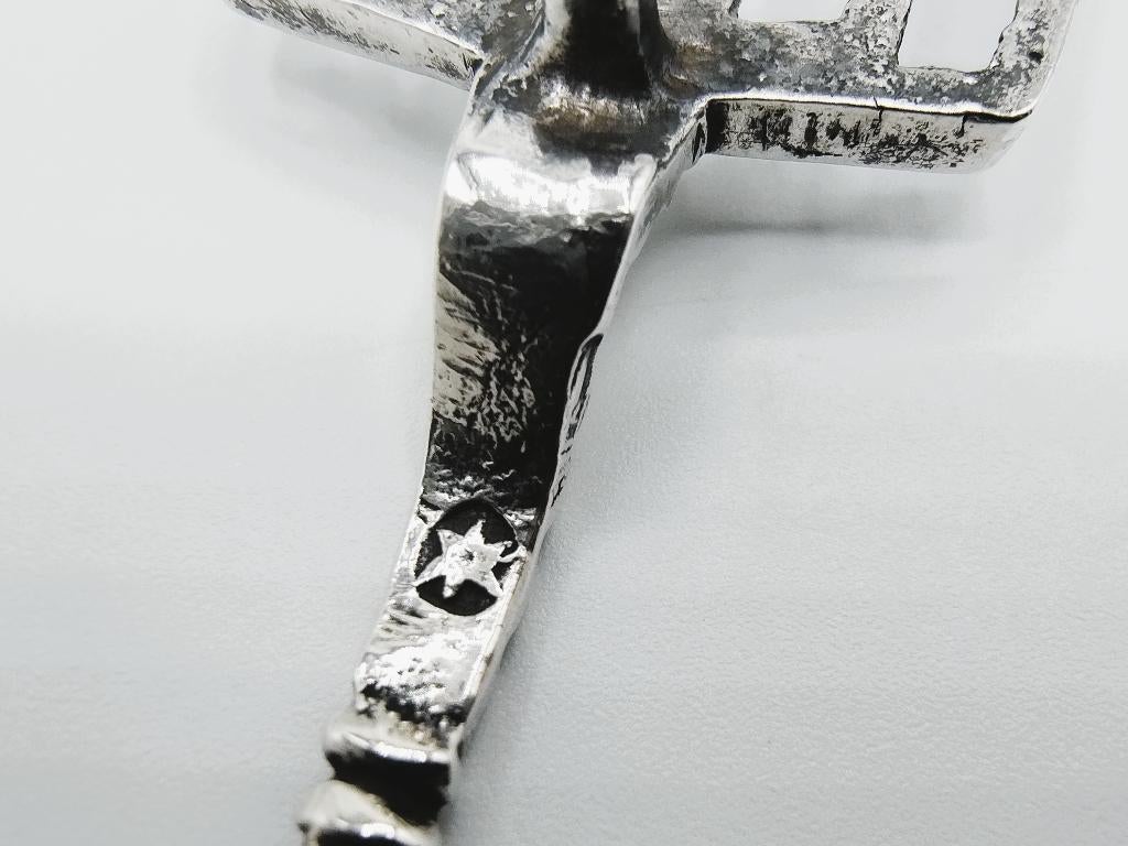 Zilvern vistreeft, Hendrik van der Star, Amsterdam, ca. 1660, Verzenden, Zilver