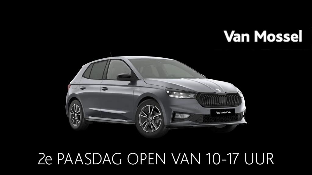 Skoda Fabia 1.0 TSI Monte Carlo 95 PK | LED Koplampen | Appl, Voorwielaandrijving, 12 maanden, 95 pk, Leder en Stof