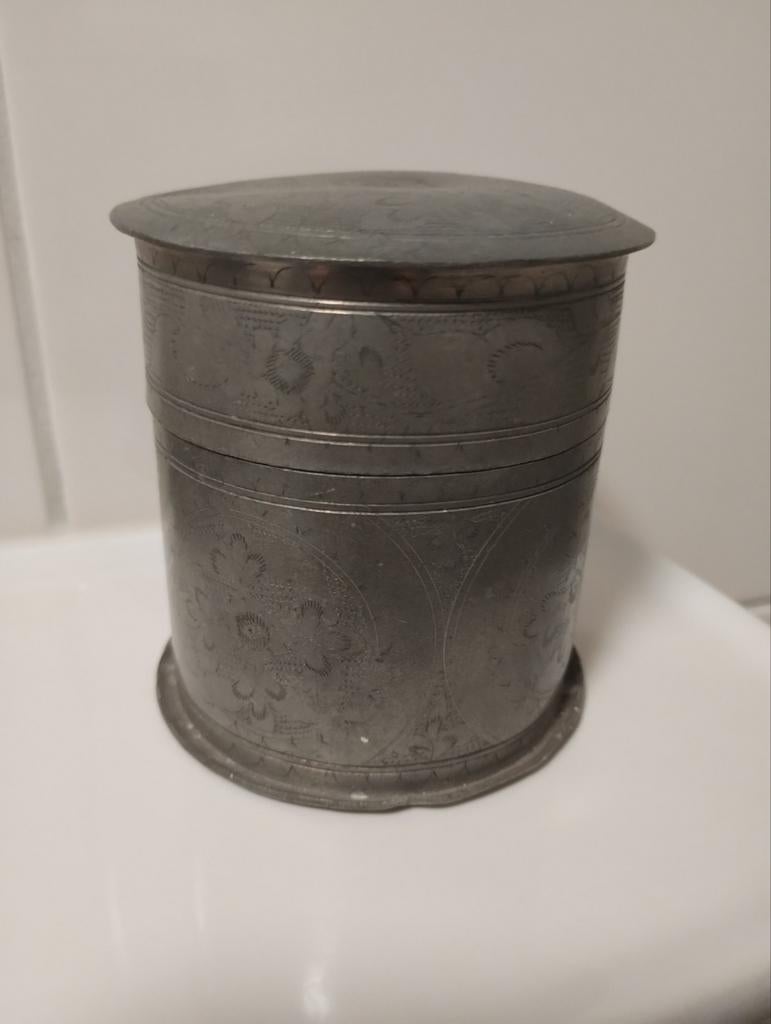 Oude Blanka TFK  tinnen theebus, Ophalen of Verzenden