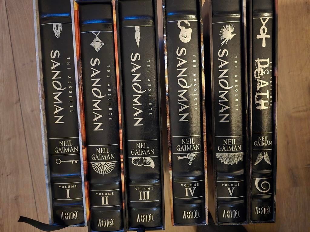 Absolute Sandman Library 1-6 plus véél extra's!, Boeken, Neil Gaiman Dave mcKean, Complete serie of reeks, Europa, Nieuw