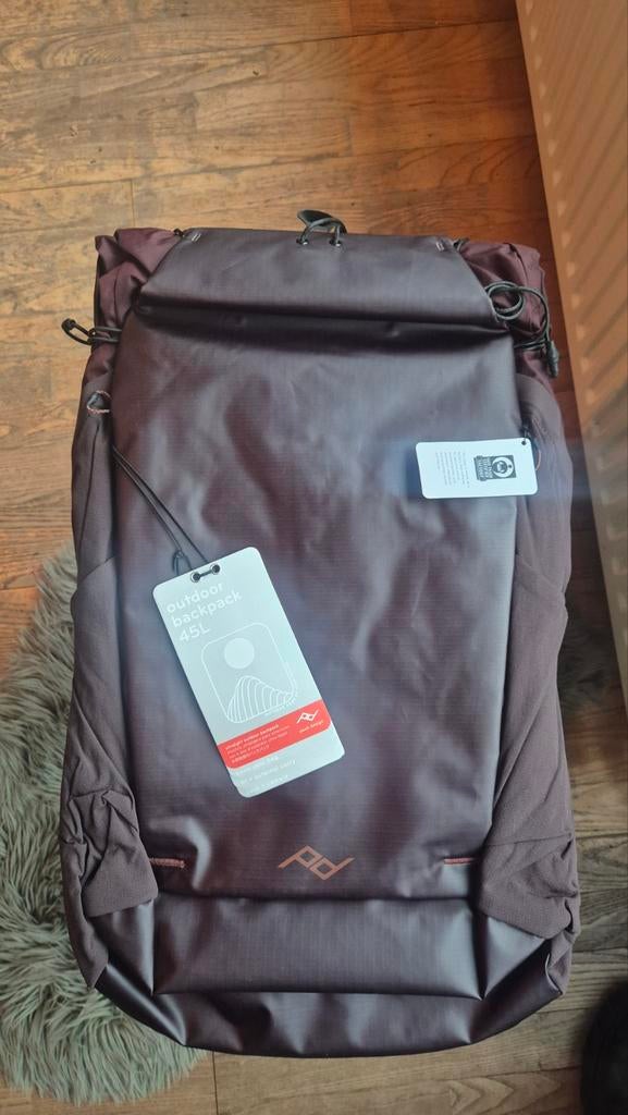 Peak Design Travel Backpack 45L - Nieuw met labels, 25 tot 40 cm, Nieuw, Ophalen of Verzenden, Waterdicht