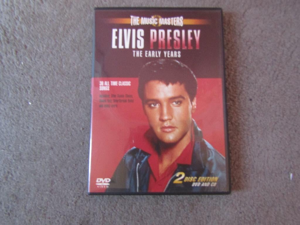 DVD: Elvis Presley - The early years - dvd en cd, Alle leeftijden, Ophalen of Verzenden, Gebruikt, Muziek en Concerten