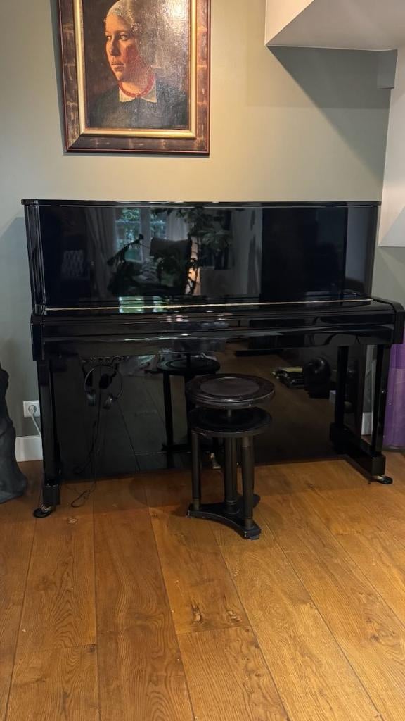 Yamaha Silent 3D 3SG | hoogglans | prachtig instr | moet weg, Muziek en Instrumenten, Piano's, Ophalen, Zwart, Zo goed als nieuw