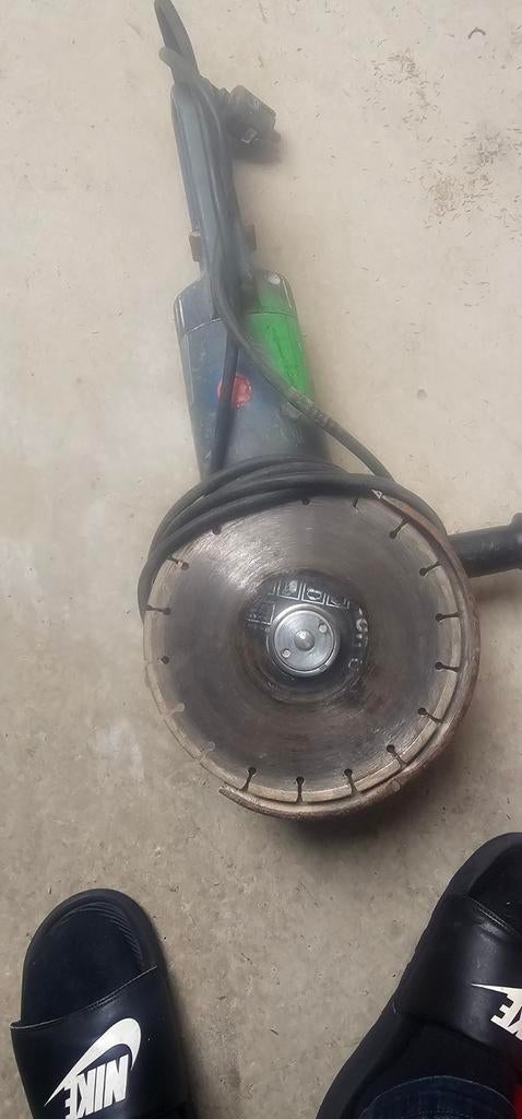 Grote slijptol met diamant schijf en extra slijpschijven, Ophalen of Verzenden