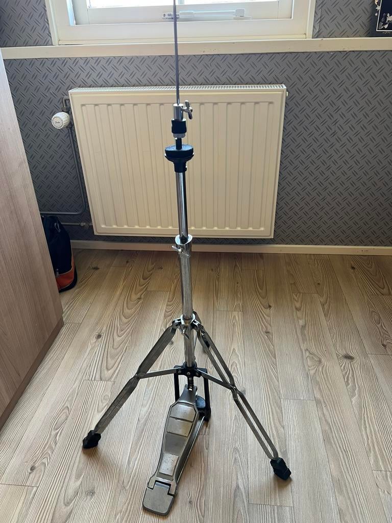 HiHat en Snare Standaarden Drum Hardware, Ophalen, Gebruikt, Drums of Percussie