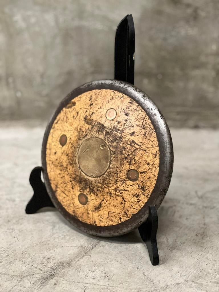 Antieke discus op standaard, Ophalen of Verzenden