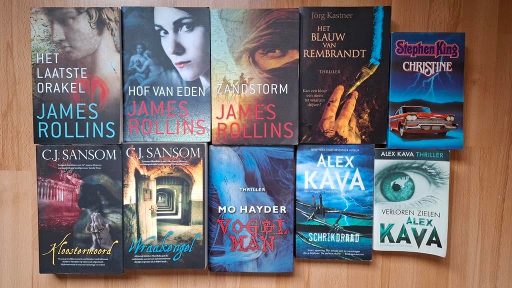 Diverse thrillers, Boeken, Thrillers, Ophalen of Verzenden, Zo goed als nieuw
