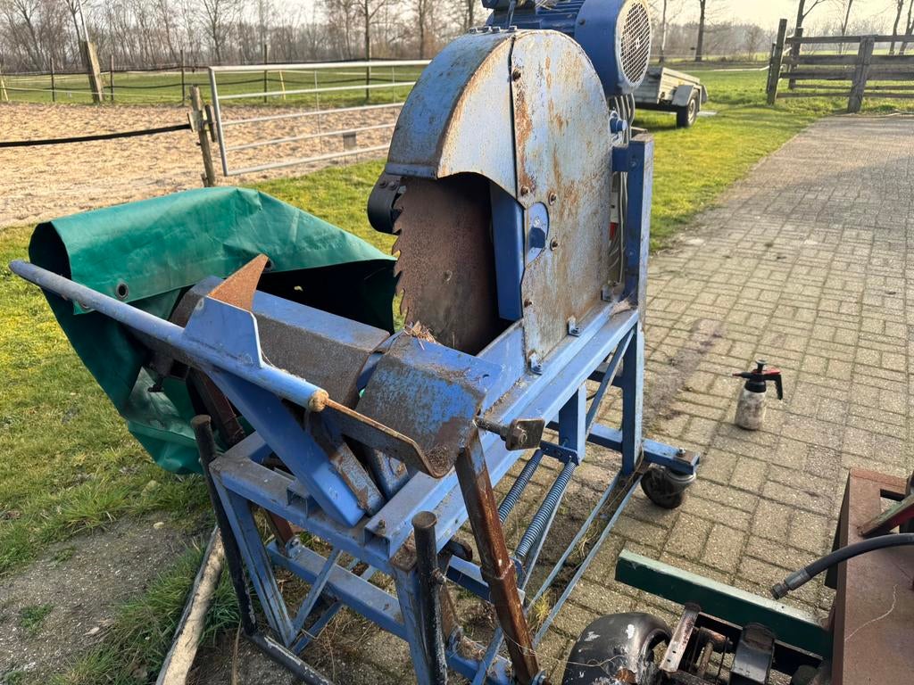 Wipzaag houtklover benzine en 380V, Ophalen, Zo goed als nieuw