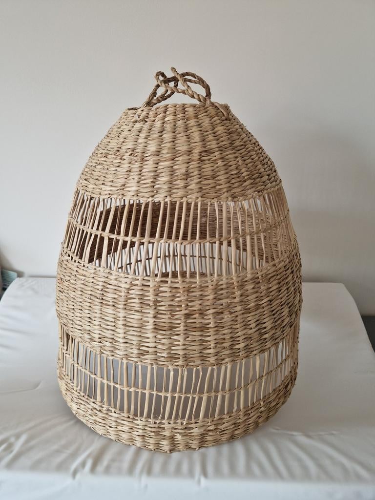 Nieuwe IKEA Torared lampenkap van zeegras, Ophalen, Rond, Nieuw, Bruin