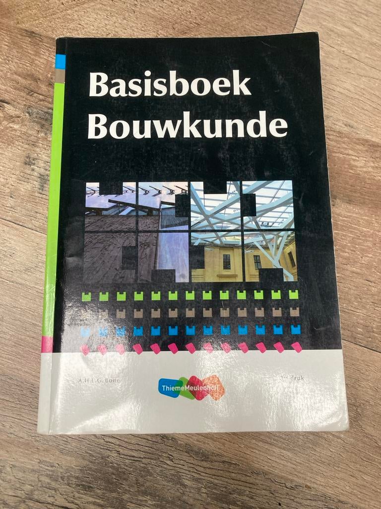 Basisboek Bouwkunde - A.H.J.G. Bone - ThiemeMeulenhoff, Boeken, Studieboeken en Cursussen, Gelezen, HBO, Beta, Ophalen of Verzenden