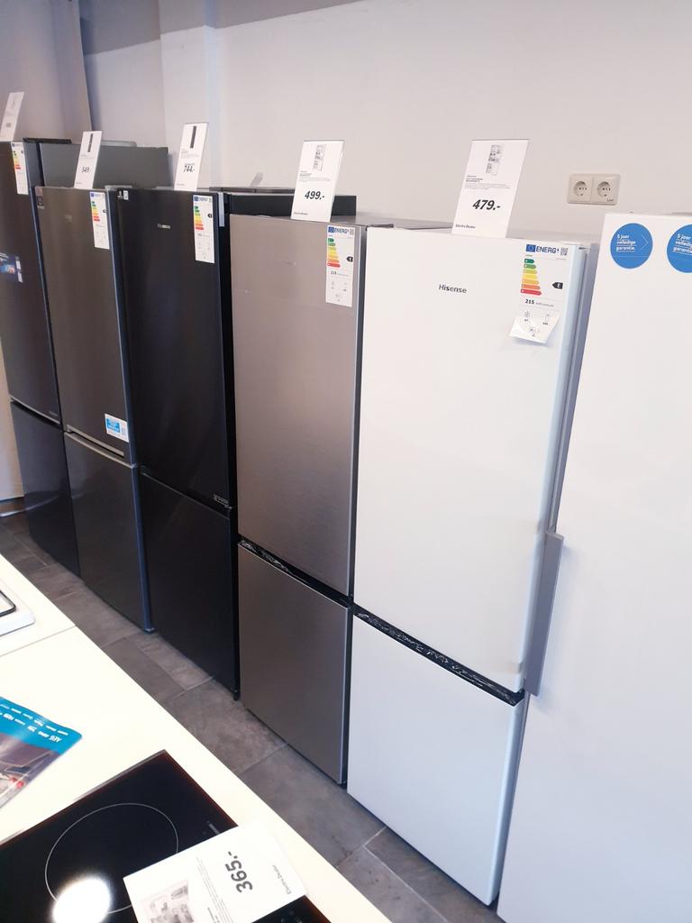 Koelkasten️ ️ Gebruikt & Nieuw✅️ Inclusief Garantie!, Ophalen, 200 liter of meer, Met aparte vriezer, 160 cm of meer