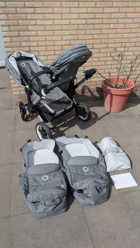 Bugaboo Donkey 3 Duo kinderwagen, Ophalen, Bugaboo, Zo goed als nieuw, Combiwagen