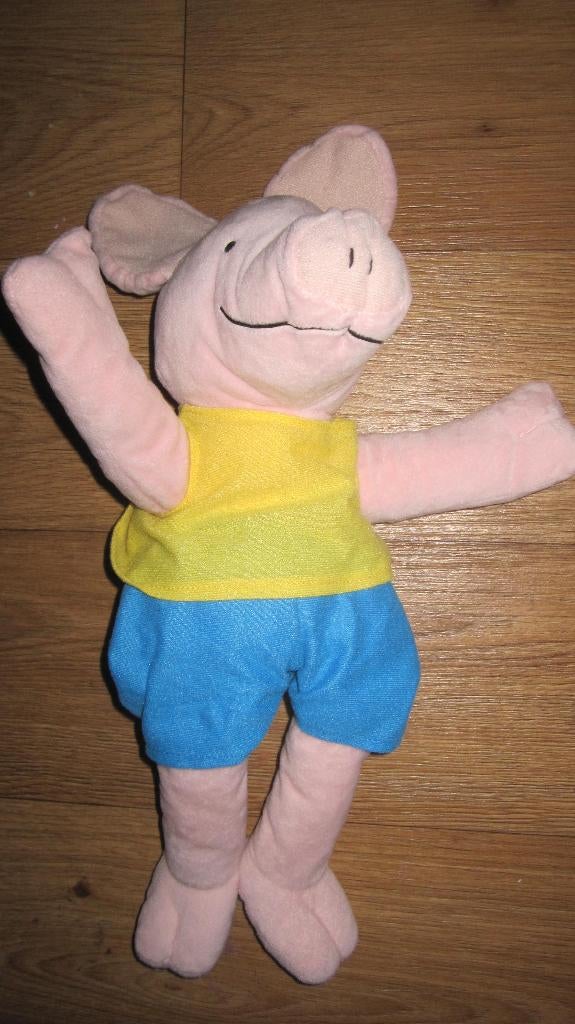 Varken handpop van kikker en zijn vriendjes, Ophalen of Verzenden, Zo goed als nieuw, Overige typen