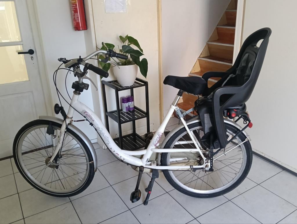 limit katinka mamafiets met kinderzitje, Ophalen